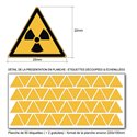 Pictogramme ISO 7010 W003 - Matières radioactives