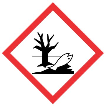 Étiquette CLP Danger pour le milieu aquatique