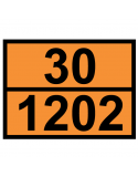 Panneau orange