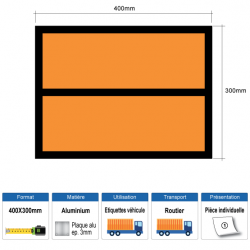 Panneau orange