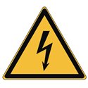 Pictogramme DANGER ÉLECTRICITÉ  - W012 - Norme ISO 7010