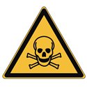Pictogramme DANGER MATIÈRES TOXIQUES - W016 - Norme ISO 7010