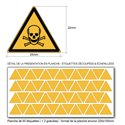 Pictogramme ISO 7010 W016 - Matières toxiques