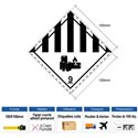 Étiquette ADR Classe 9A - Batteries au lithium