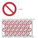 Pictogramme ISO 7010 P001 - Interdiction