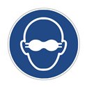 Pictogramme LUNETTES DE PROTECTION OPAQUES OBLIGATOIRES - M007 - ISO 7010