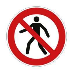 Pictogramme PASSAGE PIÉTON INTERDIT - P004 - ISO 7010