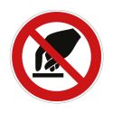 Pictogramme INTERDICTION DE TOUCHER - P010 - ISO 7010