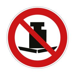 Pictogramme CHARGE LOURDE INTERDITE - P012 - ISO 7010