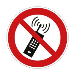 Pictogramme TÉLÉPHONES PORTABLES INTERDITS - P013 - ISO 7010