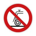 Pictogramme INTERDICTION D'UTILISER POUR LA RECTIFICATION HUMIDE - P033 - ISO 7010