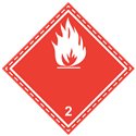 Étiquette Classe 2.1 couverture