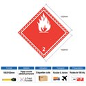 Étiquette ADR Classe 2.1 - Gaz inflammables