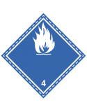 Étiquette Classe 4.3 couverture