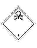 Étiquette Classe 6.1 couverture