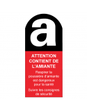 Étiquette Amiante