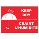 Étiquette Craint l'humidité