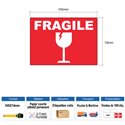 Étiquette Fragile - Marquage de manutention