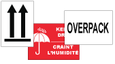 Étiquettes de manutention