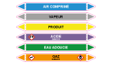 Marquage de tuyauteries
